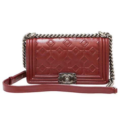 borsa chanel boy modello originale bordeaux|Chanel Boy Chanel Handbag .